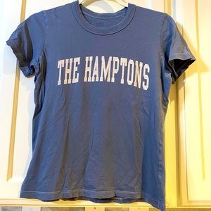 A grey The Hamptons women t shirt small in size